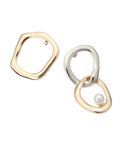 CRAFT STANDARD BOUTIQUE（クラフトスタンダードブティック）の「パールトップアシメリングピアス　＊（ピアス（両耳用）・レディース・その他・FREE）」の9枚目の写真