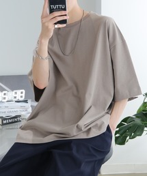 TUTTU | ビッグシルエット 無地Tシャツ(Tシャツ/カットソー)