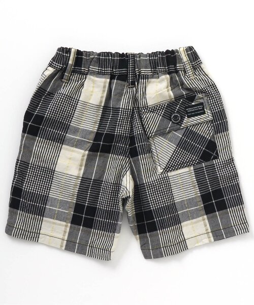 BREEZE（ブリーズ）の「もっとスズシーチェックパンツ 5分丈（その他パンツ・キッズ・ミント/ピンク/ブラック・110/120/150/90/130/140/100）」の5枚目の写真