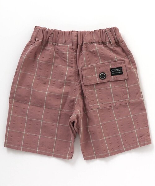 BREEZE（ブリーズ）の「もっとスズシーチェックパンツ 5分丈（その他パンツ・キッズ・ミント/ピンク/ブラック・110/120/150/90/130/140/100）」の11枚目の写真