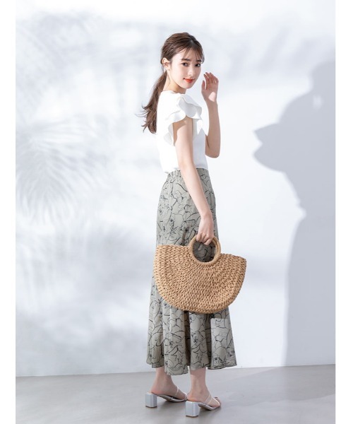 fifth（フィフス）の「線花柄切り替えスカート（スカート）」 - WEAR