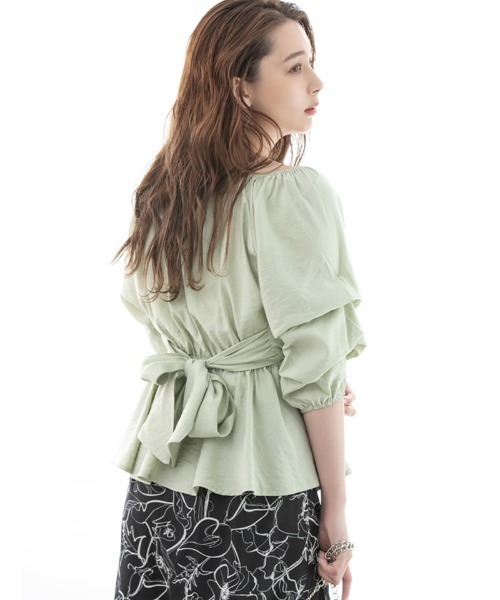 fifth(フィフス)の「線花柄切り替えスカート(スカート・レディース・ブラック/グリーン・SMALL/MEDIUM)」の21枚目の写真