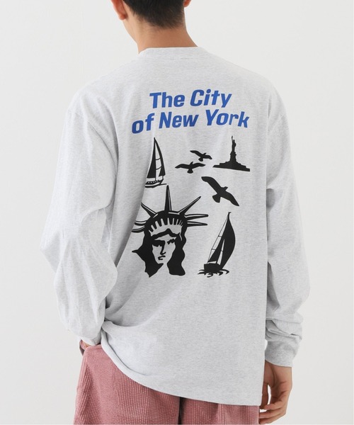 ONLY NY（オンリーニューヨーク）の「【ONLY NY / オンリーニューヨーク】SEAPORT L/S T SHIRT（Tシャツ/カットソー・メンズ・チャコールグレー/ブラック・MEDIUM/LARGE/X-LARGE）」の2枚目の写真