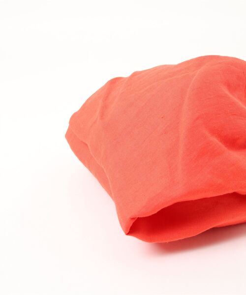 PUAL CE CIN（ピュアルセシン）の「ＬＩＮＥＮ　ＭＡＲＫＥＴ　ＴＯＴＥ　Ｓ（トートバッグ・レディース・グレー/ライム/オレンジ・FREE）」の5枚目の写真