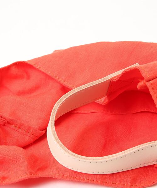 PUAL CE CIN（ピュアルセシン）の「ＬＩＮＥＮ　ＭＡＲＫＥＴ　ＴＯＴＥ　Ｓ（トートバッグ・レディース・グレー/ライム/オレンジ・FREE）」の6枚目の写真