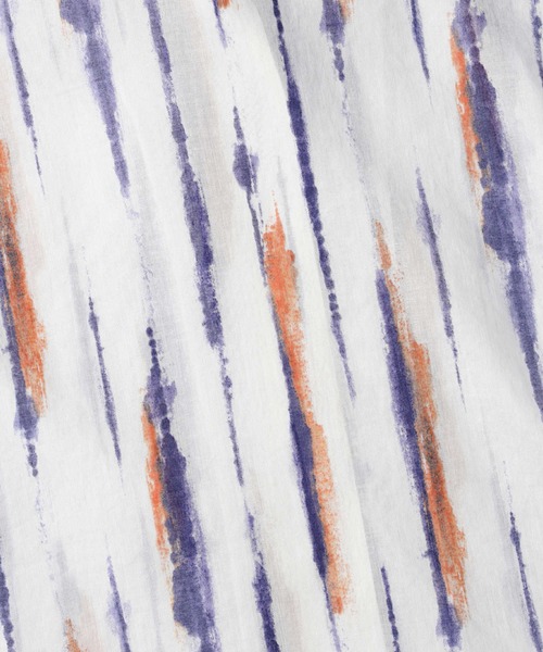 RAG MACHINE（ラグマシーン）の「【RAG MACHINE】柄シアーシャツ（シャツ/ブラウス・レディース・ブラウン/ベージュ/ホワイト×ネイビー・M/L）」の13枚目の写真