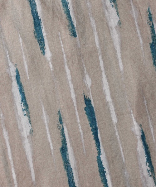 RAG MACHINE（ラグマシーン）の「【RAG MACHINE】柄シアーシャツ（シャツ/ブラウス・レディース・ブラウン/ベージュ/ホワイト×ネイビー・M/L）」の9枚目の写真