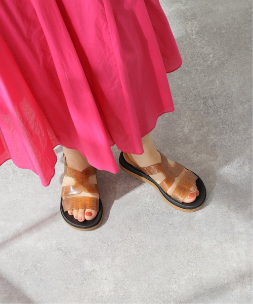 Simplicite（サンプリシテ）の「【Zaxy / ザクシー】Magic Sand◆（サンダル・レディース・ブラック/キャメル・23cm/24cm）」の2枚目の写真