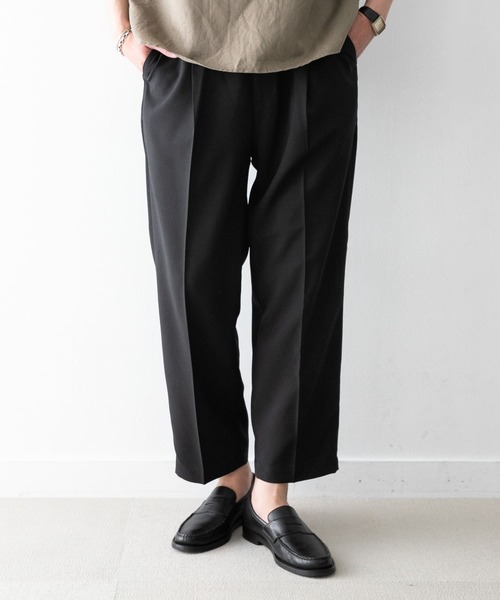 URBAN RESEARCH ROSSO MEN(アーバンリサーチロッソメン)の「『ワイド』テーパードイージーパンツ(その他パンツ・メンズ・ブラック/グレー/ライトブラウン・SMALL/MEDIUM/LARGE/X-LARGE)」の12枚目の写真