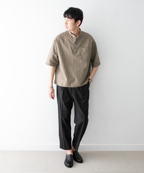 URBAN RESEARCH ROSSO MEN(アーバンリサーチロッソメン)の「『ワイド』テーパードイージーパンツ(その他パンツ・メンズ・ブラック/グレー/ライトブラウン・SMALL/MEDIUM/LARGE/X-LARGE)」の14枚目の写真