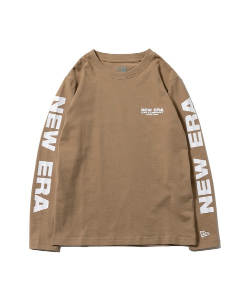 NEW ERA（ニューエラ）の「ニューエラ キッズ ロンT 長袖（Tシャツ/カットソー・キッズ・ホワイト/ベージュ/ブラック・140/160/150/130）」の3枚目の写真