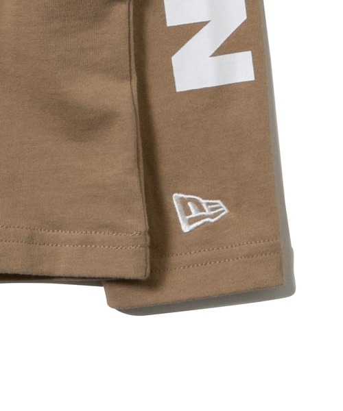 NEW ERA（ニューエラ）の「ニューエラ キッズ ロンT 長袖（Tシャツ/カットソー・キッズ・ホワイト/ベージュ/ブラック・140/160/150/130）」の9枚目の写真