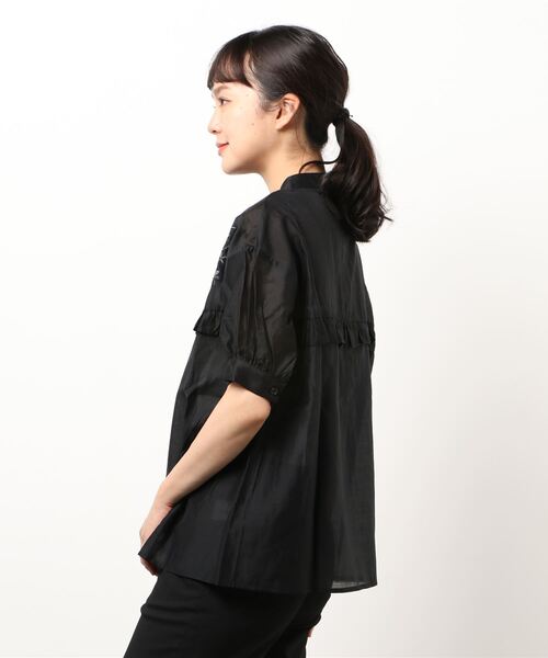 jumelle（ジュメロ）の「チョア刺繍ブラウス（シャツ/ブラウス・レディース・ブラック/ピンクベージュ・FREE）」の14枚目の写真