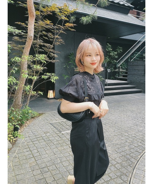 jumelle（ジュメロ）の「チョア刺繍ブラウス（シャツ/ブラウス・レディース・ブラック/ピンクベージュ・FREE）」の20枚目の写真