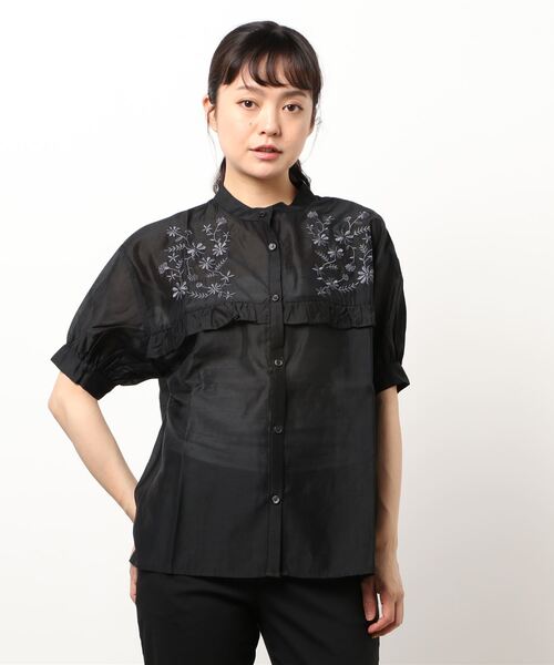 jumelle（ジュメロ）の「チョア刺繍ブラウス（シャツ/ブラウス・レディース・ブラック/ピンクベージュ・FREE）」の21枚目の写真