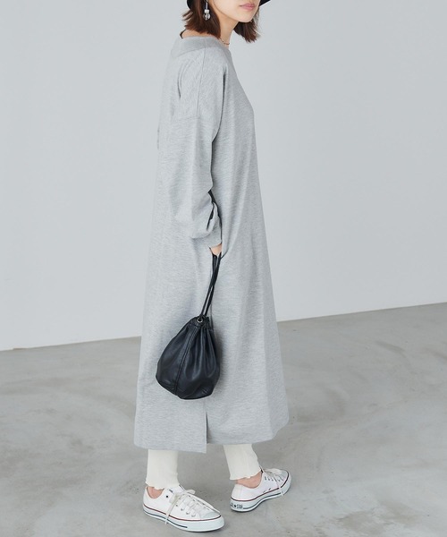 ポケット付きミニ裏毛スウェットvネックワンピース ワンピース Chaco Closet チャコ クローゼット のファッション通販 Zozotown