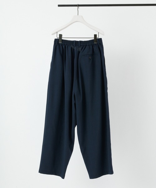 COLONY 2139（コロニートゥーワンスリーナイン）の「KINAGASHIワイドパンツ(セットアップ可)（スラックス・メンズ・ネイビー/モカ/スミクロ・MEDIUM/LARGE）」の17枚目の写真