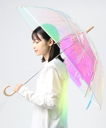 【 Amvel / アンベル 】 オーロラ ビニール傘 / オーロラ傘 Aurora Vinyl Umbrella A2106LF AMI