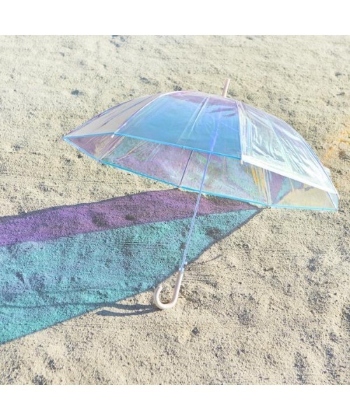 Amvel（アンベル）の「【 Amvel / アンベル 】 オーロラ ビニール傘 / オーロラ傘 Aurora Vinyl Umbrella A2106LF AMI（長傘・レディース・ホワイト・FREE）」の13枚目の写真