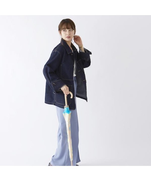 Amvel（アンベル）の「【 Amvel / アンベル 】 オーロラ ビニール傘 / オーロラ傘 Aurora Vinyl Umbrella A2106LF AMI（長傘・レディース・ホワイト・FREE）」の17枚目の写真