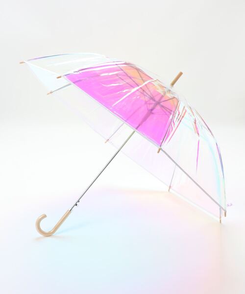 Amvel（アンベル）の「【 Amvel / アンベル 】 オーロラ ビニール傘 / オーロラ傘 Aurora Vinyl Umbrella A2106LF AMI（長傘・レディース・ホワイト・FREE）」の21枚目の写真