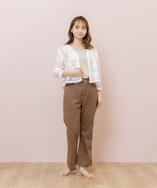 flower(フラワー)の「マーガレットガウン(カーディガン/ボレロ・レディース・ベージュ/アイボリー・FREE)」の3枚目の写真