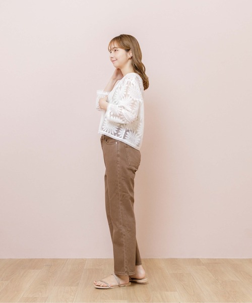 flower(フラワー)の「マーガレットガウン(カーディガン/ボレロ・レディース・ベージュ/アイボリー・FREE)」の6枚目の写真