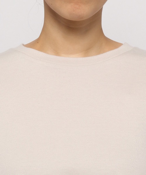 studio CLIP（スタディオクリップ）の「ハシゴレース切り替えプルオーバー（Tシャツ/カットソー・レディース・スモーク/グリーン/ライトグレー・MEDIUM/LARGE）」の4枚目の写真