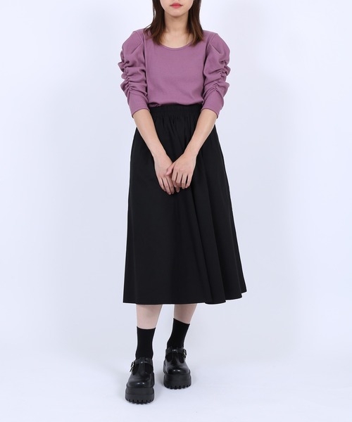 PUNYUS（プニュズ）の「デニムロングスカート（デニムスカート・レディース・ライトブルー/インディゴブルー/ブラック系その他/ブルー系その他・1/2/4/3）」の5枚目の写真