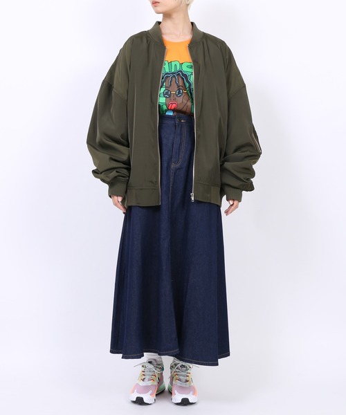 PUNYUS（プニュズ）の「デニムロングスカート（デニムスカート・レディース・ライトブルー/インディゴブルー/ブラック系その他/ブルー系その他・1/2/4/3）」の17枚目の写真