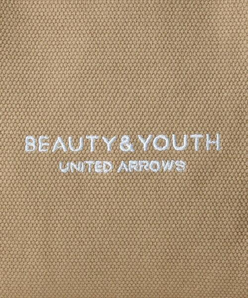 BEAUTY&YOUTH UNITED ARROWS（ビューティーアンドユースユナイテッドアローズ）の「BY キャンバススクエアロゴトート バッグ（トートバッグ・レディース・モカ/ブラック/ナチュラル/ケリー/パープル・FREE）」の21枚目の写真