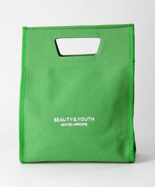 BEAUTY&YOUTH UNITED ARROWS（ビューティーアンドユースユナイテッドアローズ）の「BY キャンバススクエアロゴトート バッグ（トートバッグ・レディース・ナチュラル/モカ/ケリー/ブラック/パープル・FREE）」の15枚目の写真