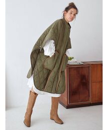 Ungrid | キルティングリバーシブルポンチョ(ポンチョ)