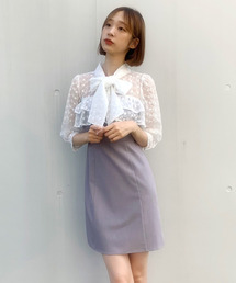 TITTY&CO. | フラワーレースミニワンピース(ワンピース)