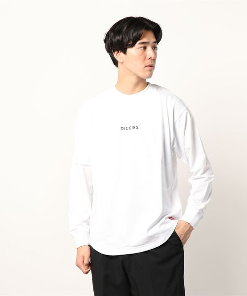 Dickies(ディッキーズ)の「Dickies/ディッキーズ ワンポイントロゴ バックプリントロンT(Tシャツ/カットソー・メンズ・ホワイト/ブラック/ベージュ/ブルー・LL/M/L)」の18枚目の写真