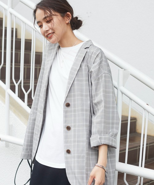 GU - チェッククロップドシャツジャケット 長袖 ベージュ Lサイズの通販 by ☺︎｜ジーユーならラクマ ベージュ ホワイト チェック シャツジャケット