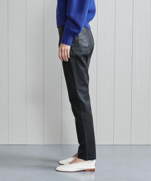 H BEAUTY&YOUTH UNITED ARROWS(エイチビューティーアンドユースユナイテッドアローズ)の「<H>LEATHER SLIM PANTS/パンツ(その他パンツ・レディース・ブラック・S/M)」の10枚目の写真