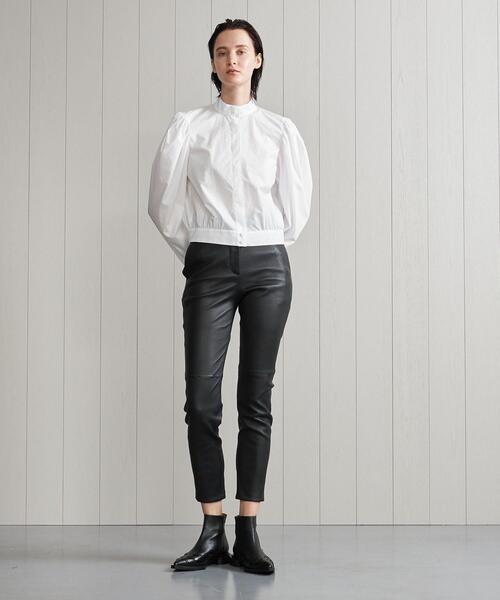 H BEAUTY&YOUTH UNITED ARROWS(エイチビューティーアンドユースユナイテッドアローズ)の「<H>LEATHER SLIM PANTS/パンツ(その他パンツ・レディース・ブラック・S/M)」の13枚目の写真