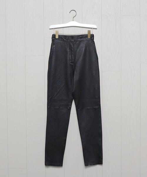 H BEAUTY&YOUTH UNITED ARROWS(エイチビューティーアンドユースユナイテッドアローズ)の「<H>LEATHER SLIM PANTS/パンツ(その他パンツ・レディース・ブラック・S/M)」の9枚目の写真