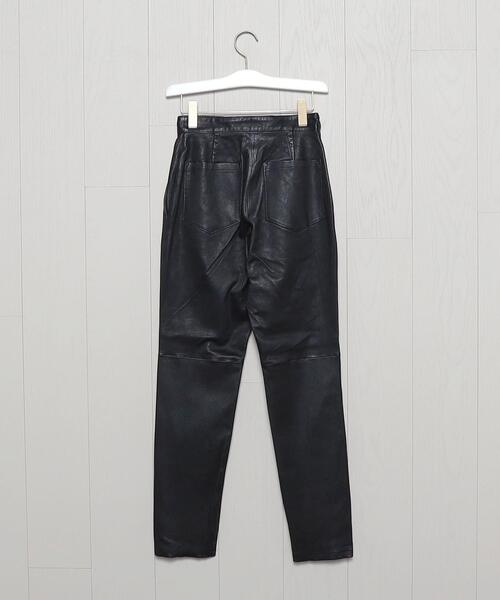 H BEAUTY&YOUTH UNITED ARROWS(エイチビューティーアンドユースユナイテッドアローズ)の「<H>LEATHER SLIM PANTS/パンツ(その他パンツ・レディース・ブラック・S/M)」の12枚目の写真