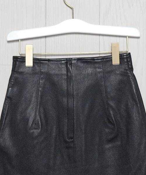 H BEAUTY&YOUTH UNITED ARROWS(エイチビューティーアンドユースユナイテッドアローズ)の「<H>LEATHER SLIM PANTS/パンツ(その他パンツ・レディース・ブラック・S/M)」の4枚目の写真