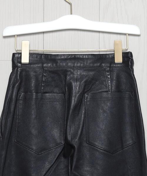 H BEAUTY&YOUTH UNITED ARROWS(エイチビューティーアンドユースユナイテッドアローズ)の「<H>LEATHER SLIM PANTS/パンツ(その他パンツ・レディース・ブラック・S/M)」の8枚目の写真