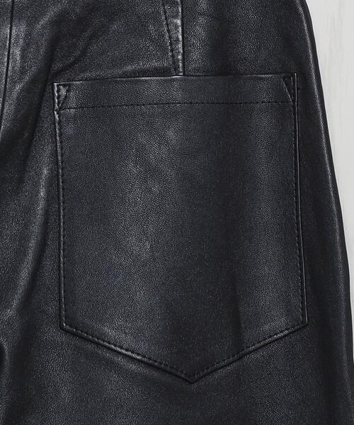 H BEAUTY&YOUTH UNITED ARROWS(エイチビューティーアンドユースユナイテッドアローズ)の「<H>LEATHER SLIM PANTS/パンツ(その他パンツ・レディース・ブラック・S/M)」の17枚目の写真