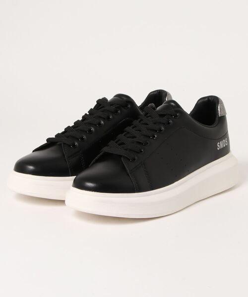 semantic design（セマンティックデザイン）の「セマンティックデザイン/semantic design ボリュームソール ローカットスニーカー（スニーカー・メンズ・ホワイト/ブラック・MEDIUM/LARGE）」の2枚目の写真