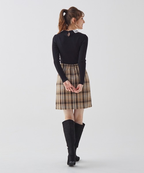 BE RADIANCE(ビーラディエンス)の「レース襟ニットトップス(ニット/セーター・レディース・ブルー/ピンク/ブラック・FREE)」の21枚目の写真