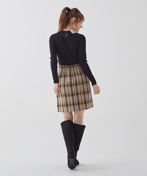 BE RADIANCE(ビーラディエンス)の「レース襟ニットトップス(ニット/セーター・レディース・ブルー/ピンク/ブラック・FREE)」の22枚目の写真