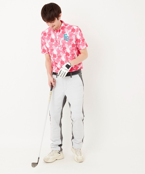 FILA（フィラ）の「FILA GOLF/フィラゴルフ ロゴ刺繍 バイカラー ストレッチ ダンボールニット ロングパンツ スポーツウェア（その他パンツ・メンズ・ライトグレー/ブラック/ネイビー・78/90/82/94/86）」の14枚目の写真