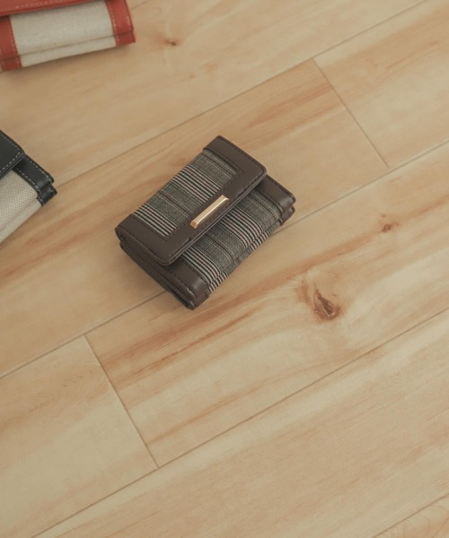 SENSE OF PLACE by URBAN RESEARCH(センスオブプレイスバイアーバンリサーチ)の「フレームミニウォレット(財布・レディース・チェック/ブラウン/ブラック・ONE)」の3枚目の写真