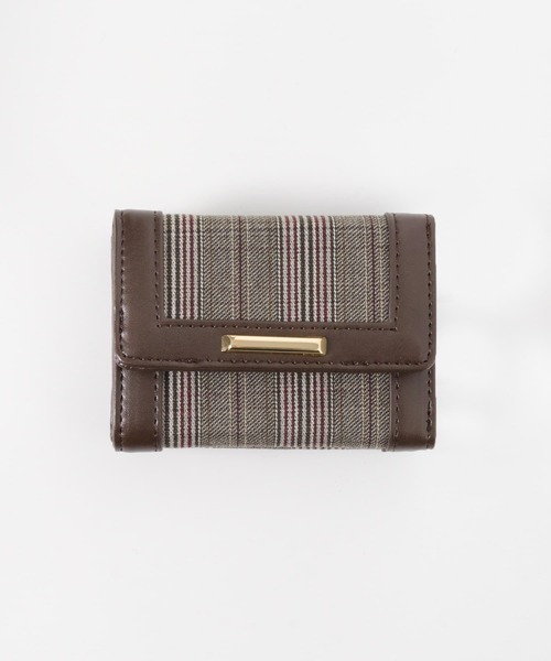 SENSE OF PLACE by URBAN RESEARCH(センスオブプレイスバイアーバンリサーチ)の「フレームミニウォレット(財布・レディース・チェック/ブラウン/ブラック・ONE)」の6枚目の写真