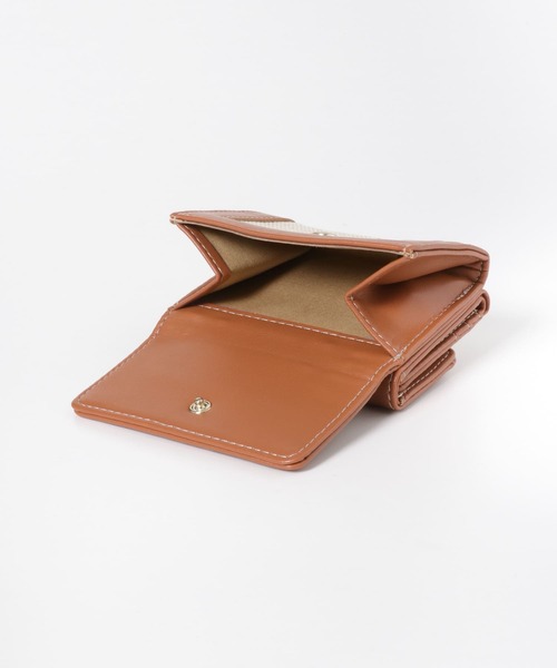 SENSE OF PLACE by URBAN RESEARCH(センスオブプレイスバイアーバンリサーチ)の「フレームミニウォレット(財布・レディース・チェック/ブラウン/ブラック・ONE)」の12枚目の写真